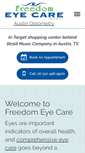 Mobile Screenshot of freedom-eyecare.com